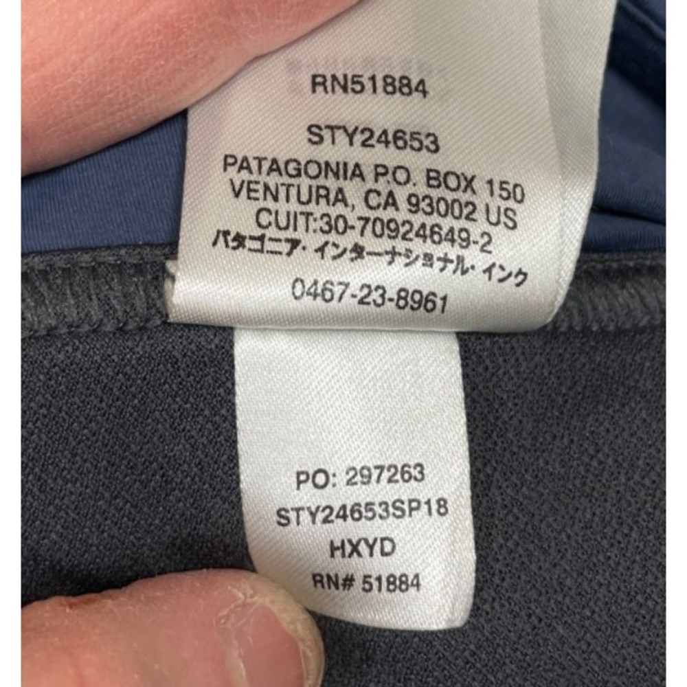 Patagonia Strider Shorts 3" XL Hexy Dolomite Blue XL - Picture 9 of 15